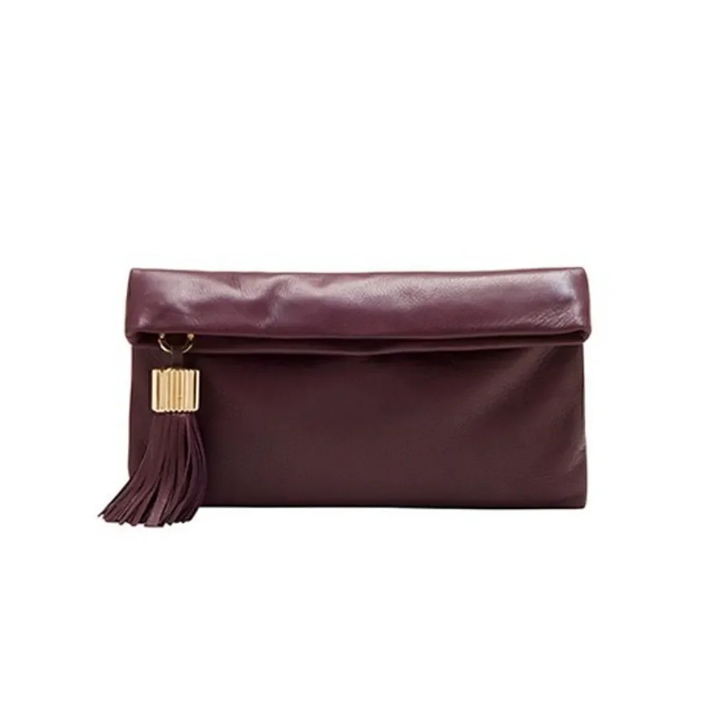 India Hicks - Carmen Clutch - Wine